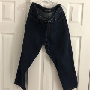 Michael kors dark wash Capri jeans